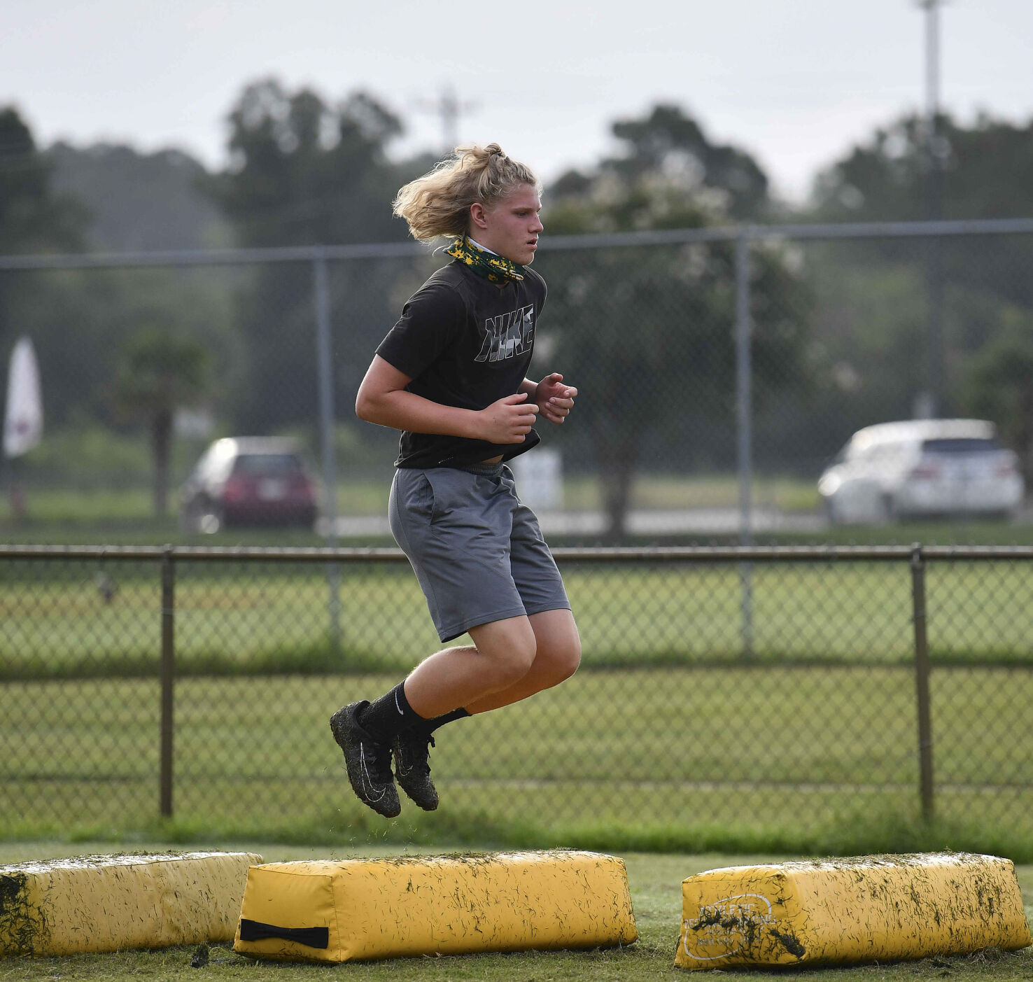 West Florence High School football practice